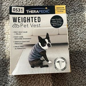 Weighted pet vest